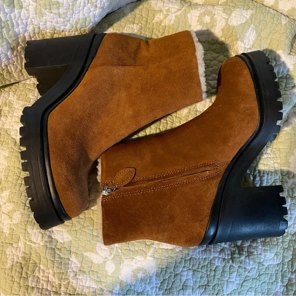 Rebecca Minkoff Brown Suede Boots - Picture 5 of 7